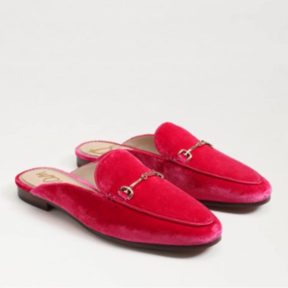 Sam Edelman Shoes - EUC Sam Edelman Linnie Pink Velvet Mule – Size 8